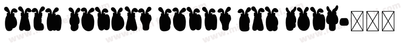 Palm Sunday Bunny Ear font字体转换